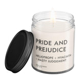 Pride and Prejudice Bookish Reading Candle 9oz made in USA