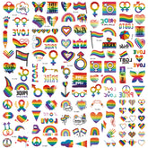 Pride Tattoos 200+ pieces on 20 sheets for Pride celebrations