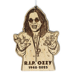 Prince of Darkness Memorial ornament birch wood 4x275 inches