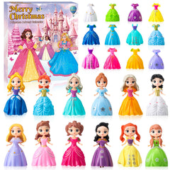 Packaging for Princess Advent Calendar 2026 for Girls ready for gifting