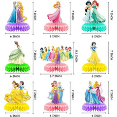 6x7 inch princess table centerpiece ready for dessert table display