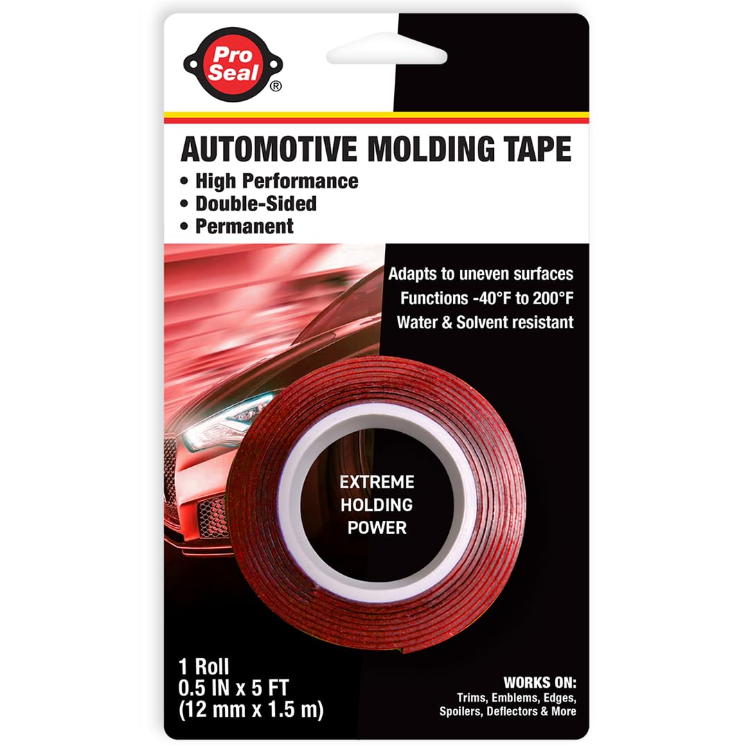 Pro Seal Auto Molding Tape 1 Roll for interior and exterior automotive bonding