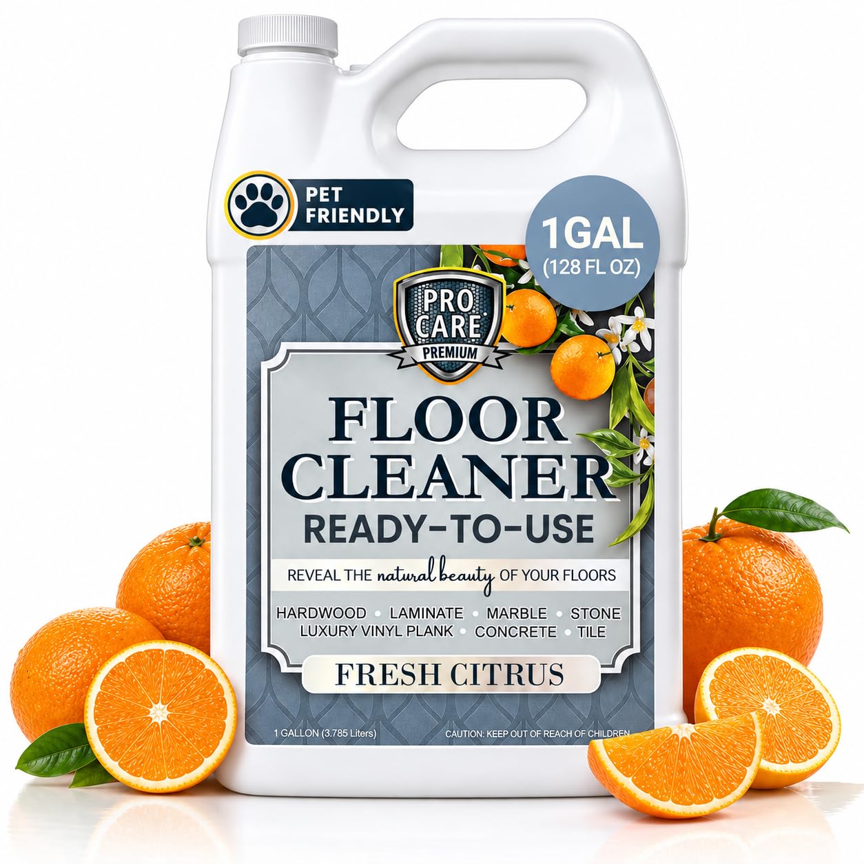 ProCare Floor Cleaner bottle front label citrus aroma