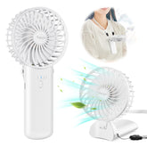 PSECICI handheld fan with lanyard and 4 speed options