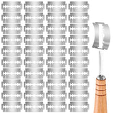 Ptwola bread lame blades 40 pieces stainless steel set