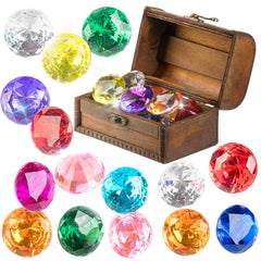 PUBGAMER Diving Gem Pool Toy diamonds and chest image