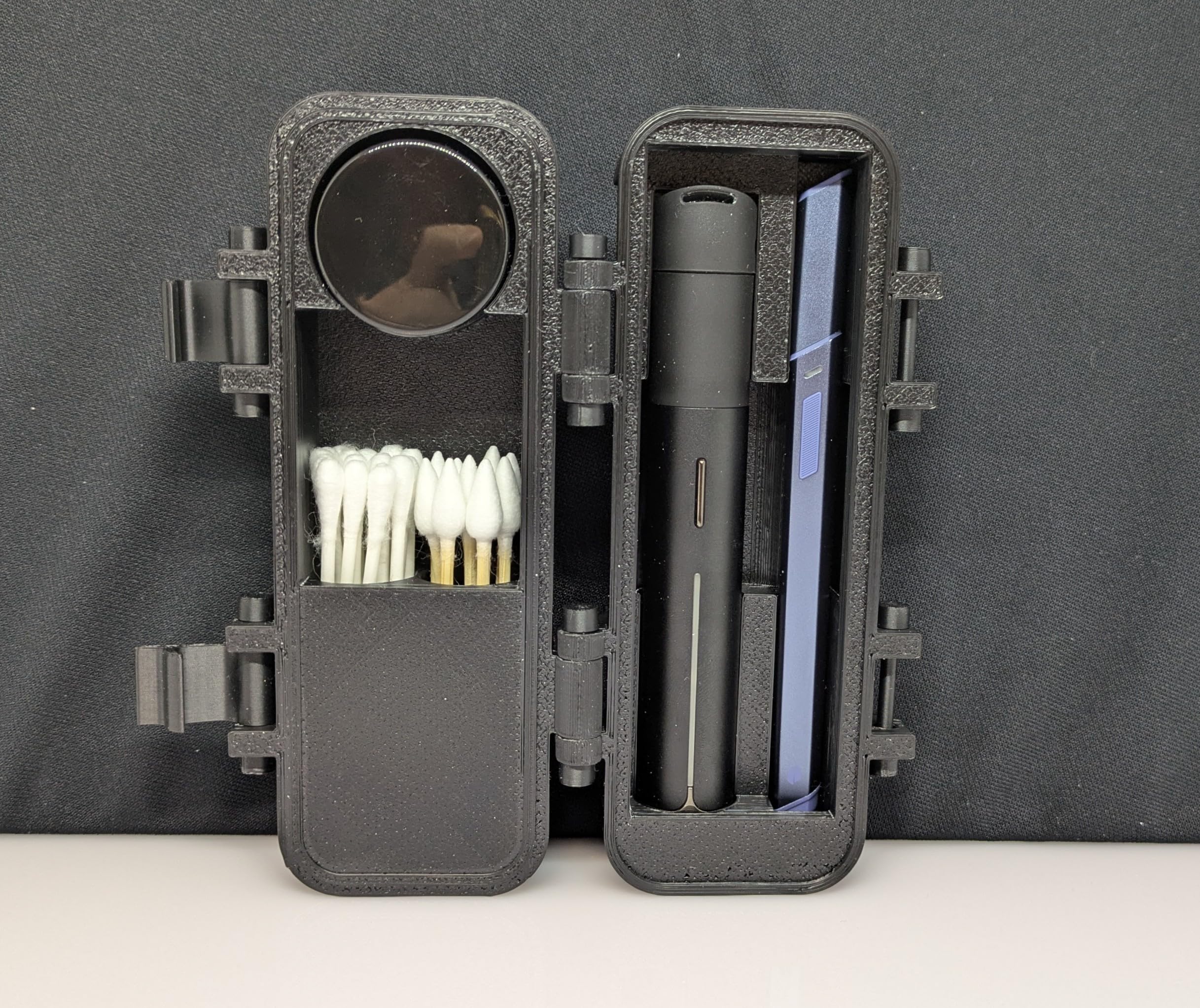 Puffco Pivot travel case black edition front view