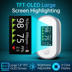 Memory function stores up to 20 measurements with 30s countdown