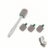 Pumice toilet brush scrubber with 9.5 inch handle