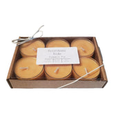 Pumpkin Pie natural soy wax tealights 6ct pack image