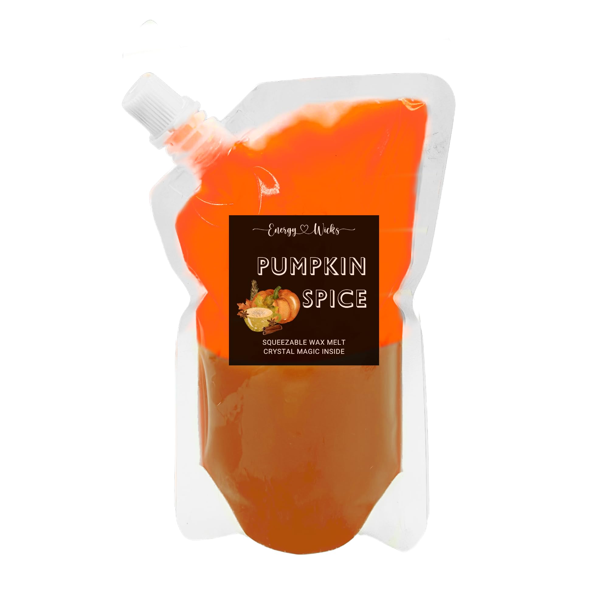 4 oz Pumpkin Spice Squeeze Wax Melts package