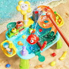 Pupu Pig Water Table play sink setup with accessories