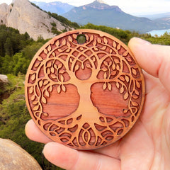 One quarter inch thick cedar ornament
