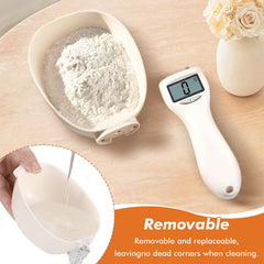 Digital measuring cup spoon with LCD screen display