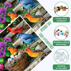 puzzle box and vibrant poster included