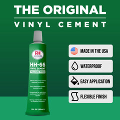 PVC and vinyl adhesive suitable for tarps and pools