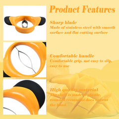 Mango kernel remover tool close up