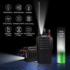 pxton walkie talkies 2 pack uHF handheld transceivers