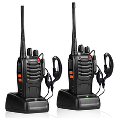 pxton walkie talkies long range two pack