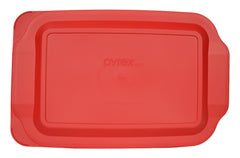 Pyrex 233-PC 3qt red replacement lid for a 9x13 rectangle dish