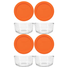 Pyrex 7200 2-Cup Glass Bowls