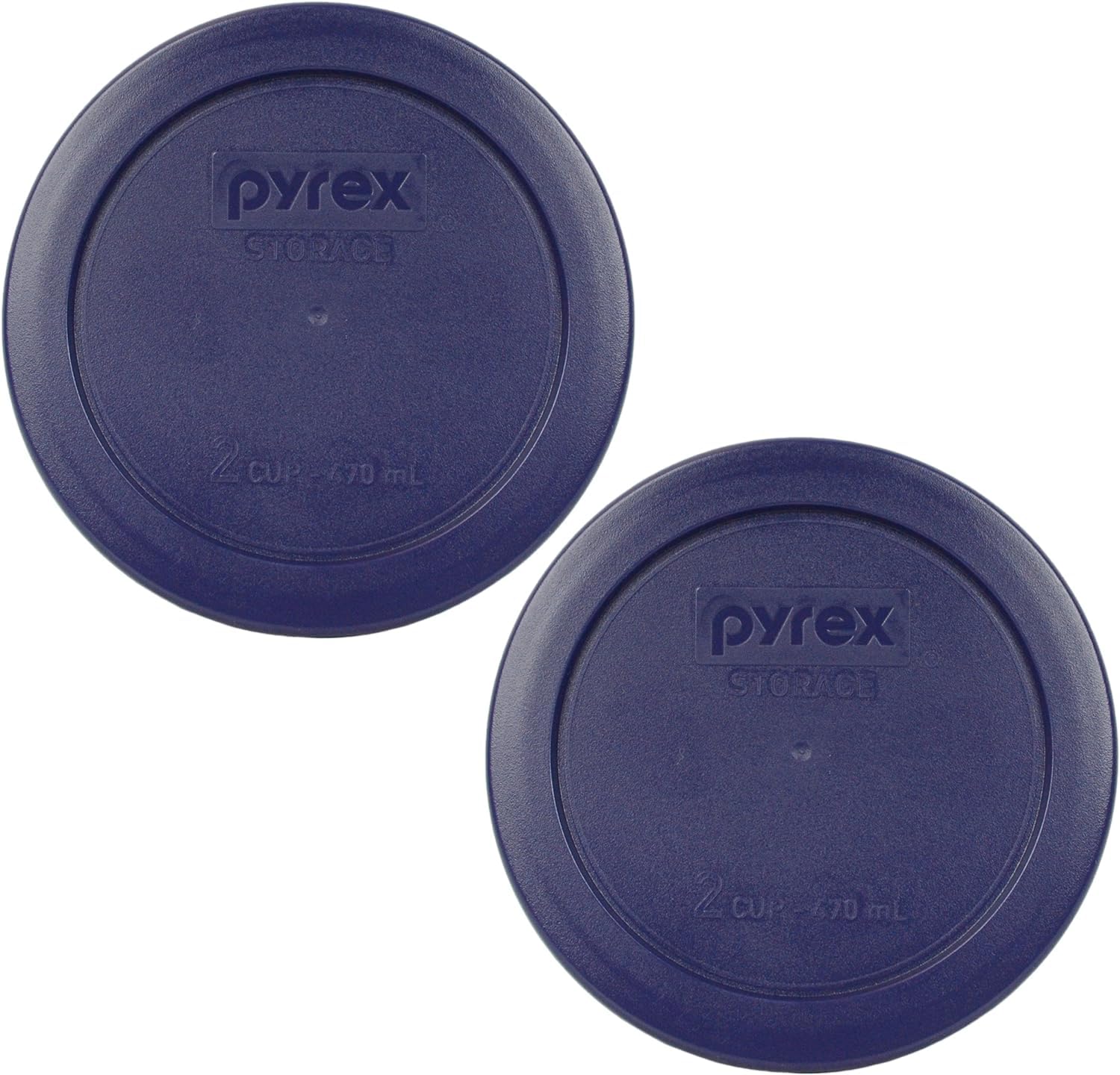 Pyrex 7200-PC 2 cup lid for round storage fits 4-3/4 inch bowls