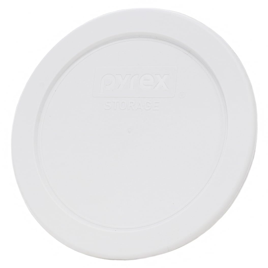 Pyrex 7200-PC 2-Cup White Food Storage Lid 2-Pack