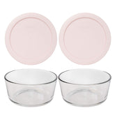 Pyrex 7201 4-Cup Glass Bowls set
