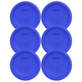 Pyrex 7201-PC 4-Cup Cadet Blue lid replacement set image 1