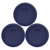 Pyrex 7201-PC 4-Cup Dark Blue Round Food Storage Lid