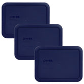 Pyrex 7210-PC 3-Cup Blue replacement lid set
