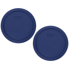 Pyrex 7402-PC blue lid 2-pack for 6-cup sculpted mixing bowl