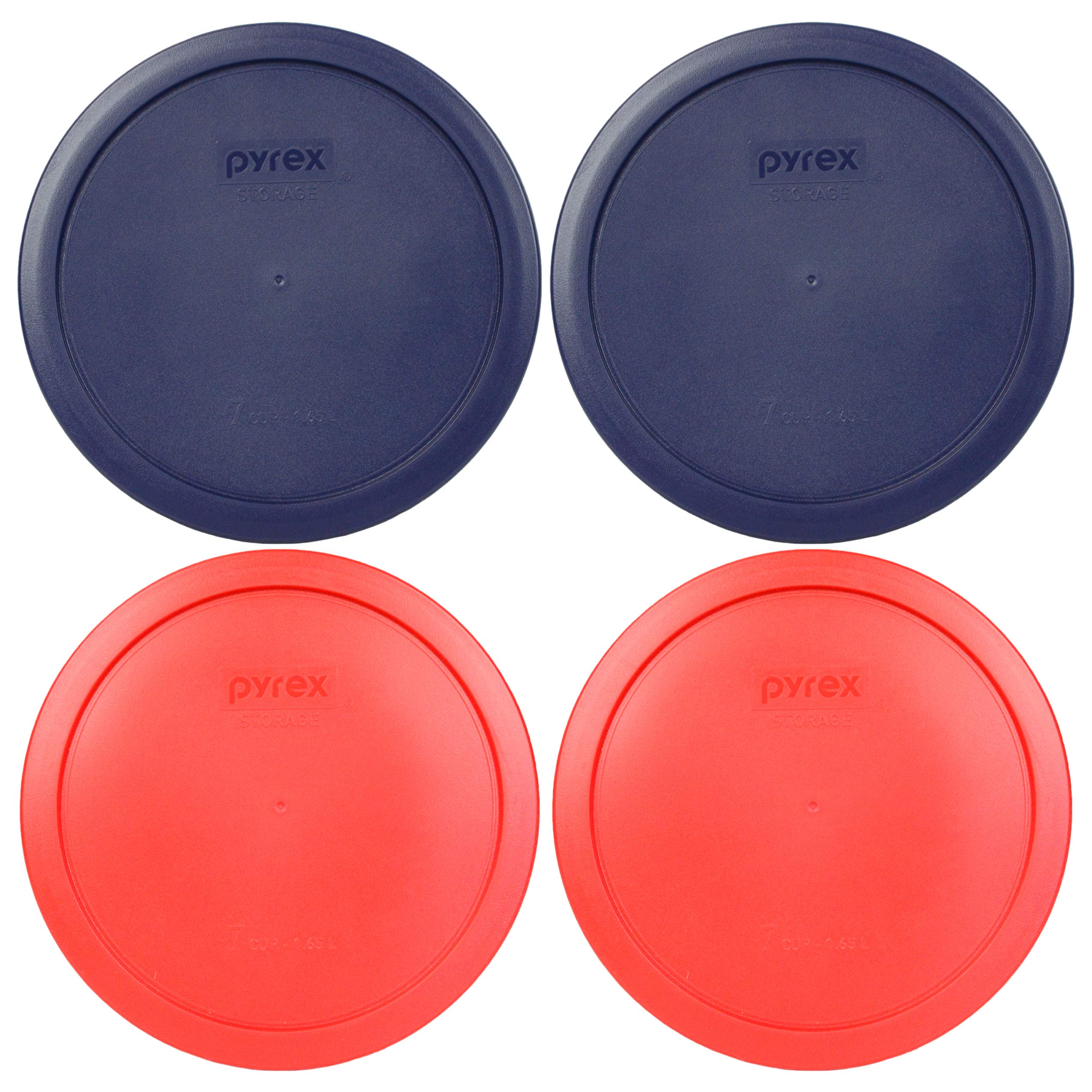Blue Pyrex 7402-PC lid for 6/7 cup bowls