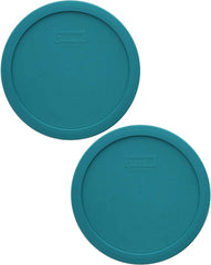 Turquoise Pyrex replacement lid 7402-PC fits 7 cup bowls