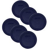 Pyrex blue 2 cup round storage cover 7200-PC for glass bowls