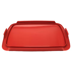 Pyrex C-233-PC 3qt Easy Grab lid Poppy Red