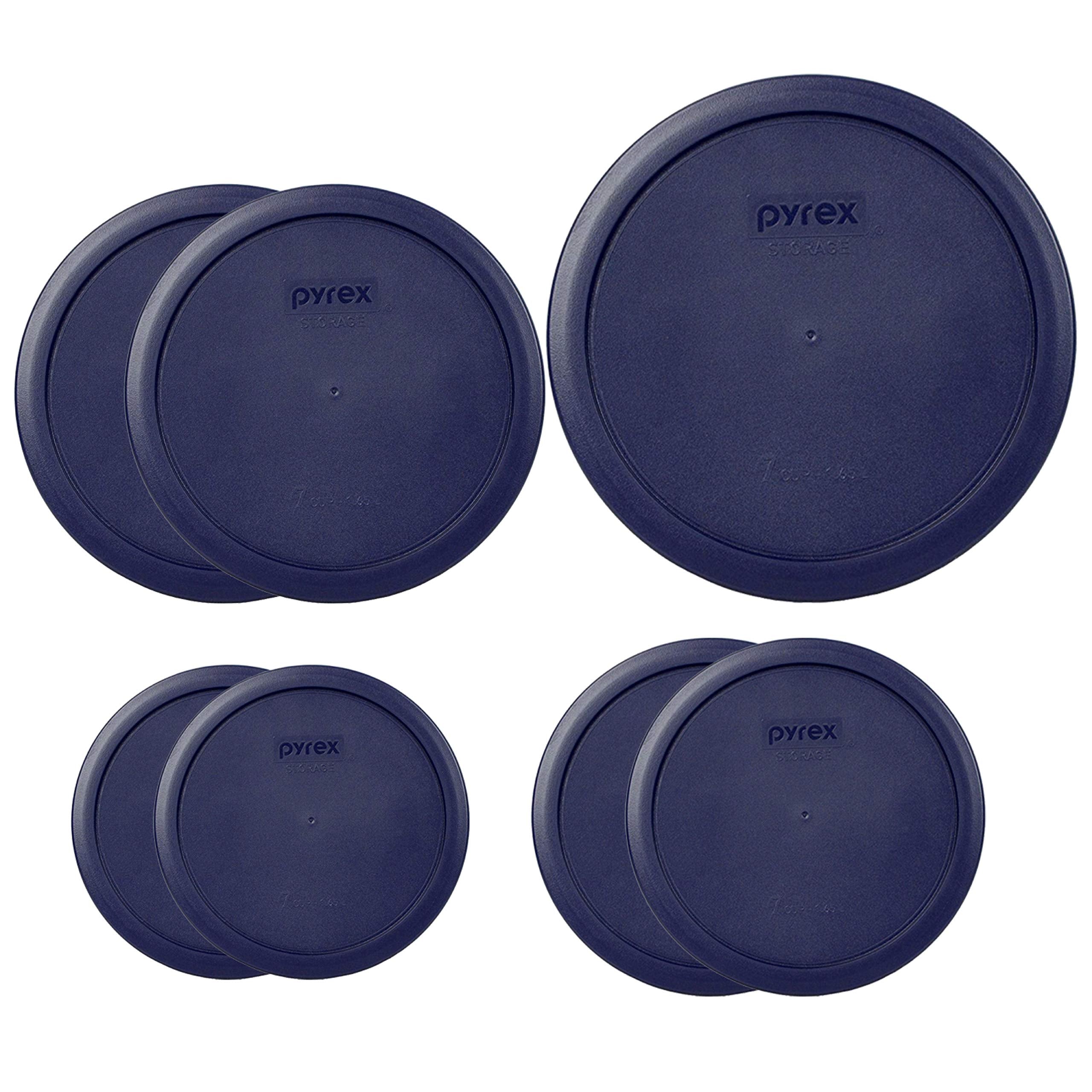 Pyrex dark blue plastic lids for 7202-PC 7200-PC 7201-PC 7402-PC