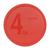 Pyrex 326-PC lid for 4 quart mixing storage bowl red