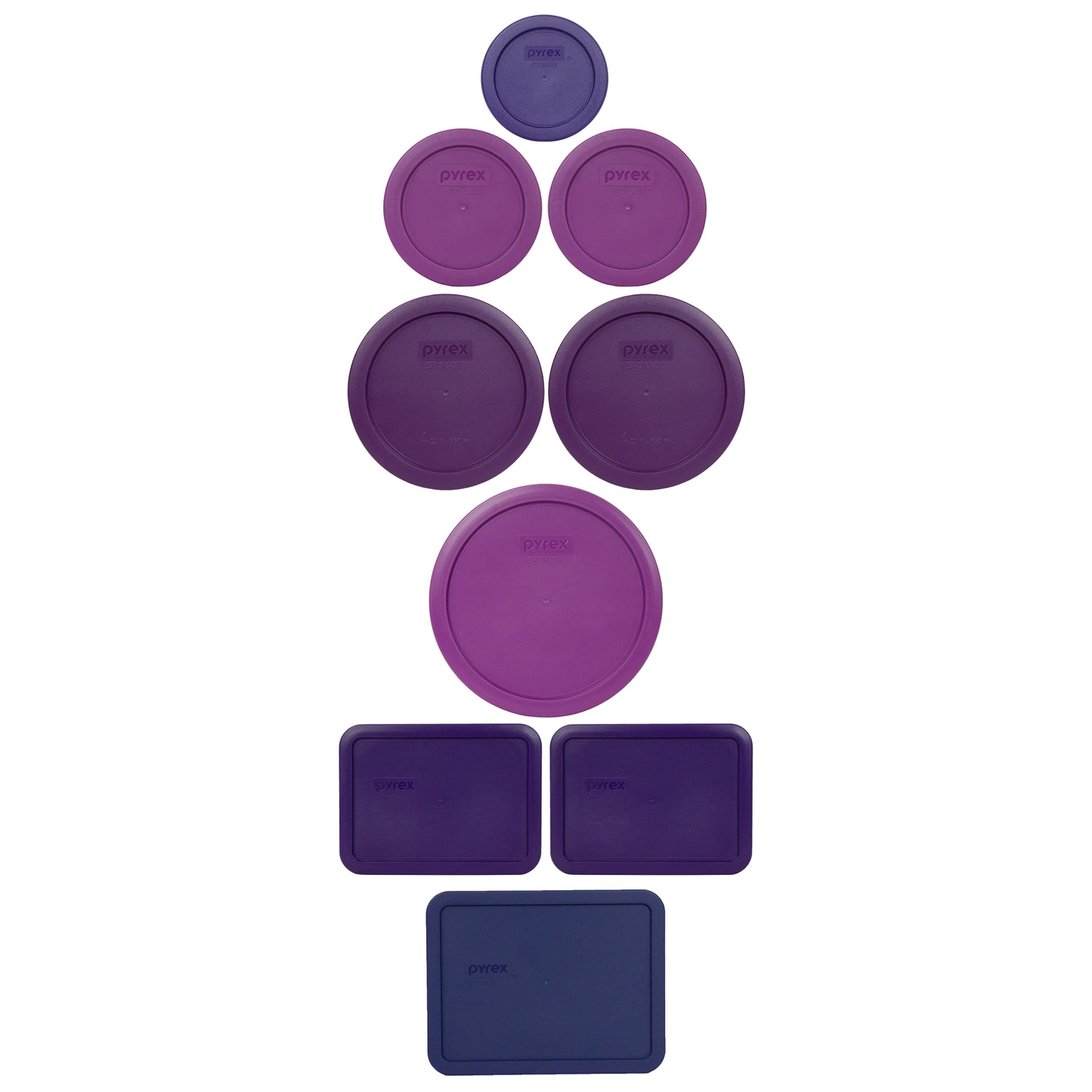 Pyrex replacement lid 1 cup plum purple