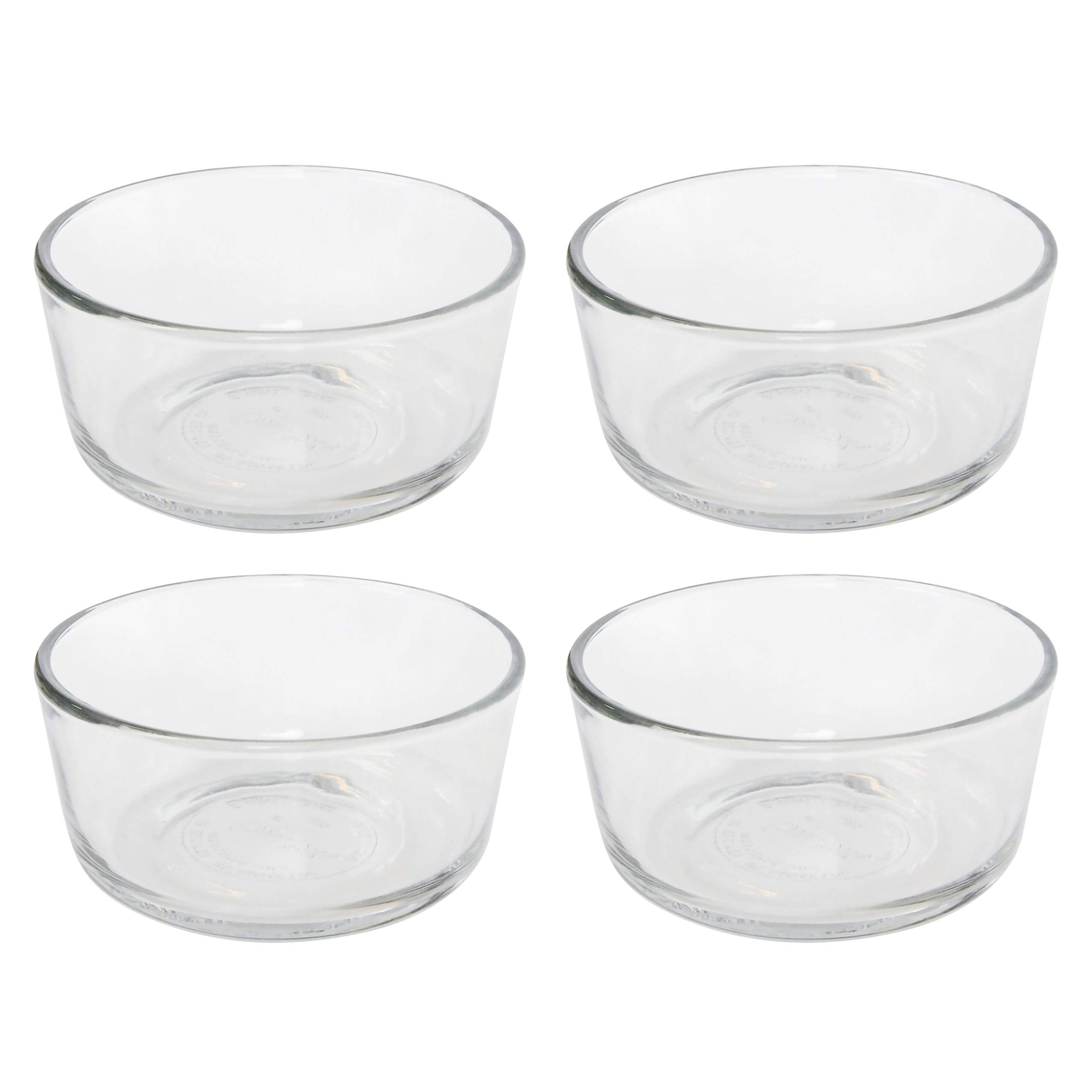 Pyrex Simply Store 7200 2 Cup Clear Glass Bowl 4-Pack product image