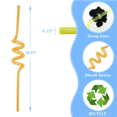 QAQPIINOB reusable party straws 24pcs style 04 product image