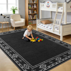 Geometric rectangle indoor rug design by QDUIDU