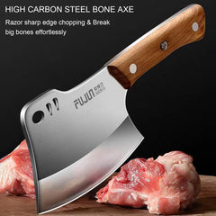Hand forged bone chopper by QEGNOBOK