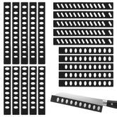 QFGasre 20pcs knife sheath set black PP