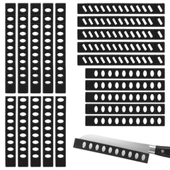 QFGasre 20pcs knife sheath set black PP
