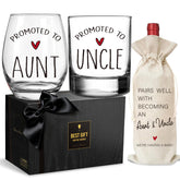QHLLWT promoted to aunt and uncle wine glass