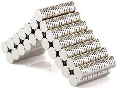 QinhBting 120 piece 7x1mm magnets pack for fridge crafts