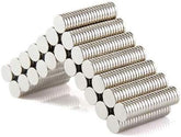 QinhBting 120 piece 7x1mm magnets pack for fridge crafts
