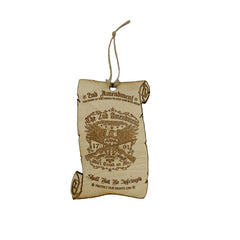 Texas made ornament 2nd Amendment Maple
