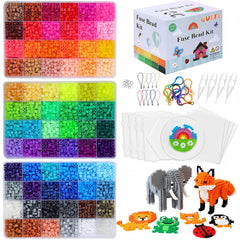 Quefe 72 colors fuse beads kit with 15000 beads